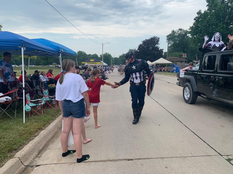 Iowa State Fair Veterans Parade, Iowa State Fairgrounds., Des Moines