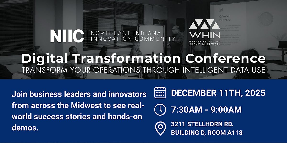 Digital Transformation, 11 December | Event in Fort Wayne | AllEvents