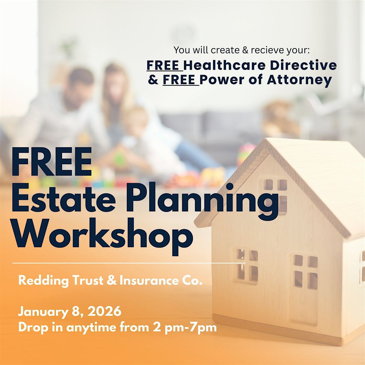 Free Estate Planning Workshop, 8 January | Event in Redding | AllEvents