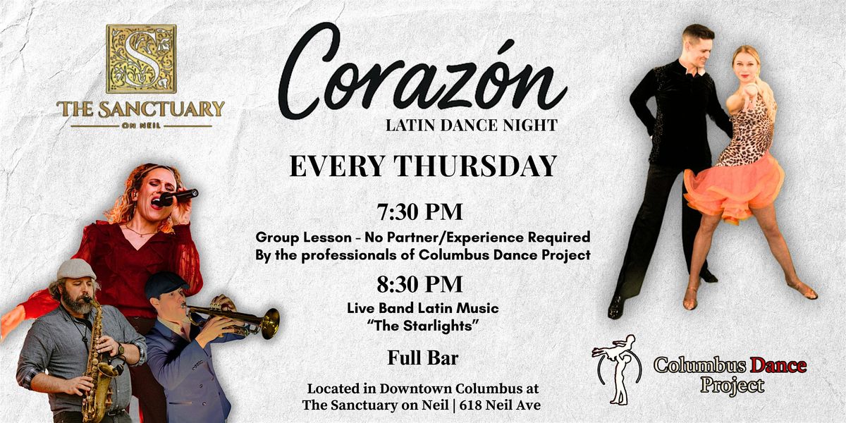 Corazón: Latin Live Band Dance Party | Event in Columbus | AllEvents