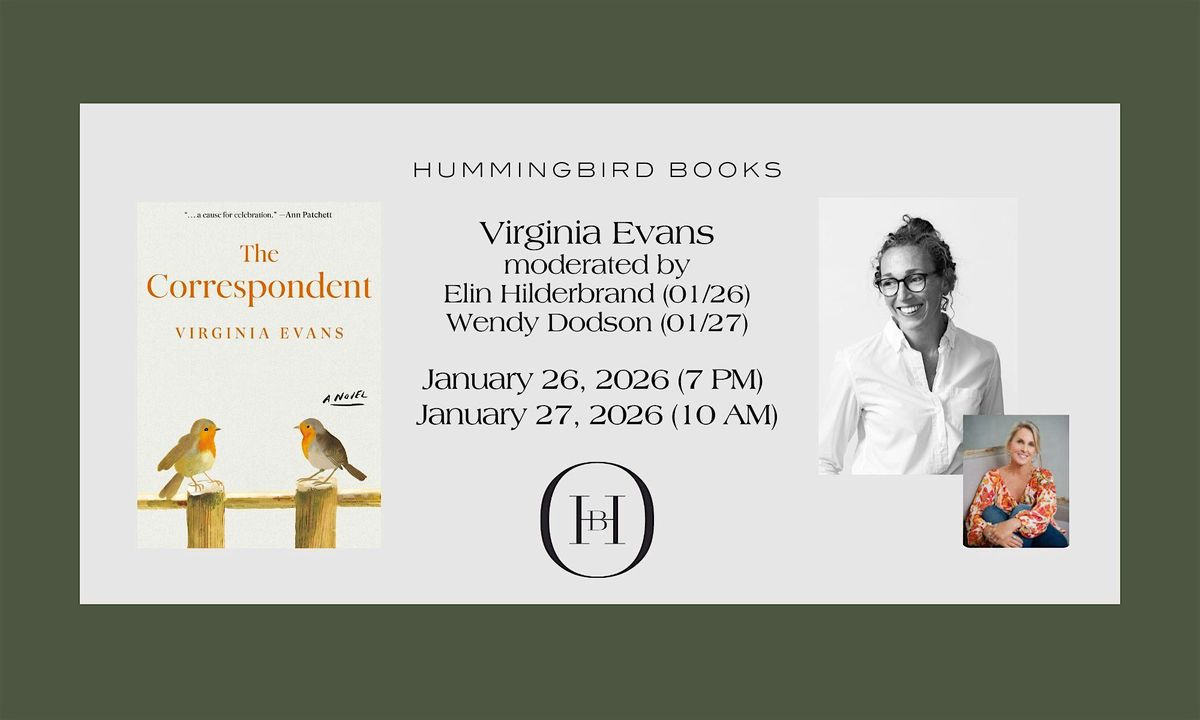 A Conversation with Virginia Evans, 26 January | Event in Newton | AllEvents