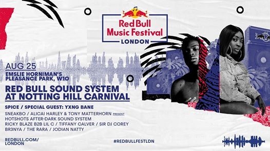 Red Bull Music Festival At Notting Hill Carnival 2019 London