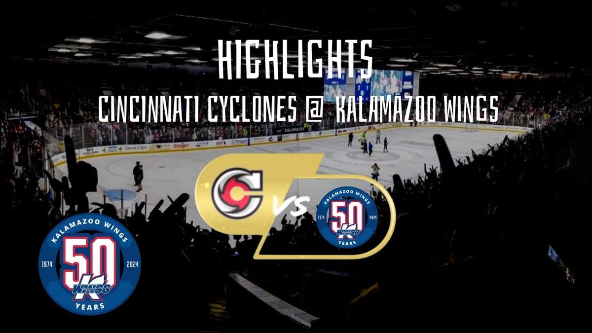 Kalamazoo Wings at Cincinnati Cyclones at Heritage Bank Center, 12 December | Event in Cincinnati | AllEvents