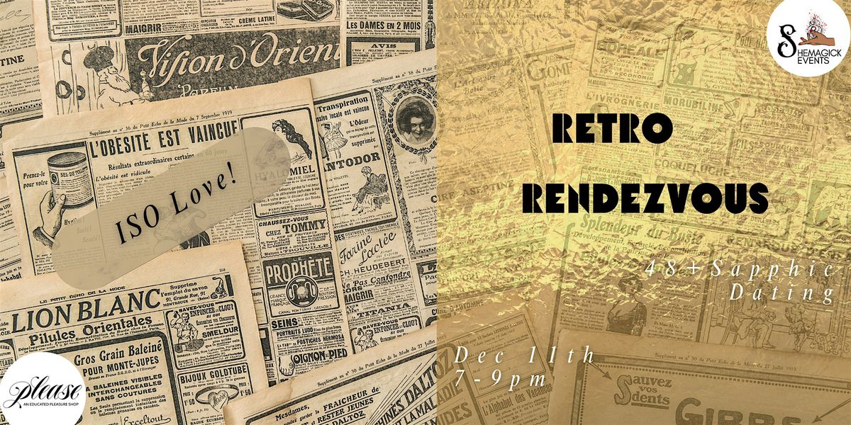 Retro Rendezvous: 48+ Sapphic Dating, 11 December | Event in Brooklyn | AllEvents