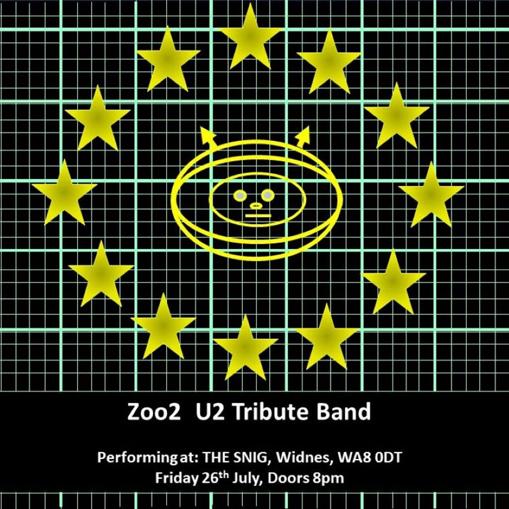 Zoo2 (Uk U2 Tribute band), The Snig, Widnes, 26 July 2024 | AllEvents
