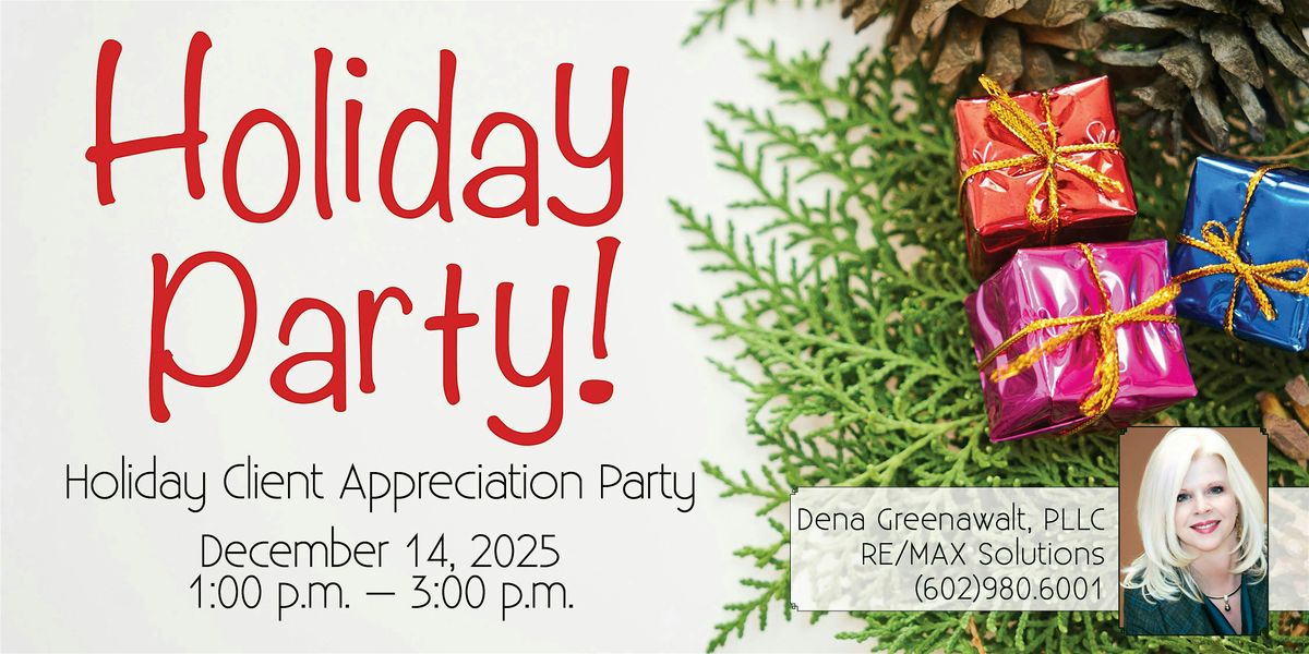 Holiday Client Appreciation, 14 December | Event in Gilbert | AllEvents