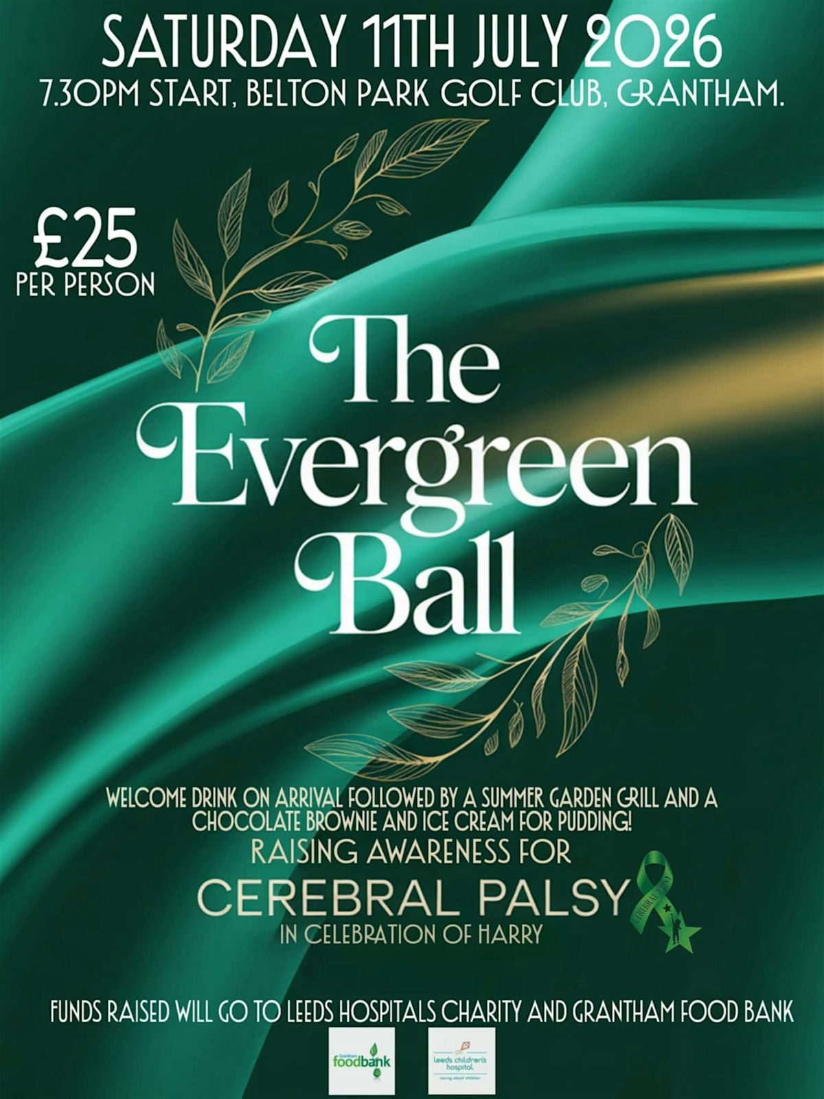 The Evergreen Ball, 11 July | Event in Grantham | AllEvents
