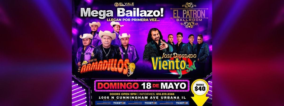 DUETO LOS  ARMADILLOS & VIENTO Y SOL EN URBANA , 18 May | Event in Urbana | AllEvents