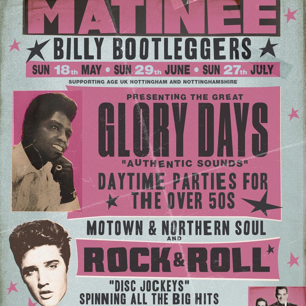 GLORY DAYS - DAY PARTY FOR THE OVER 50s | Event in Nottingham | AllEvents
