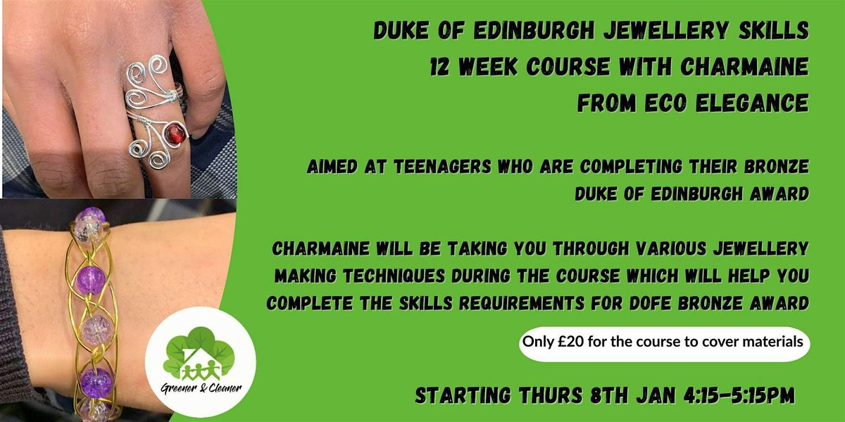 Duke of Edinburgh Jewellery Skills - 12 Week Course with Charmaine, 8 January | Event in Bromley | AllEvents