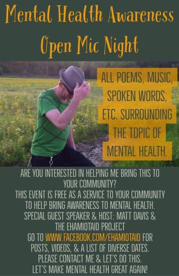 Mental Health Awareness Open Mic, LaRue County Public Library