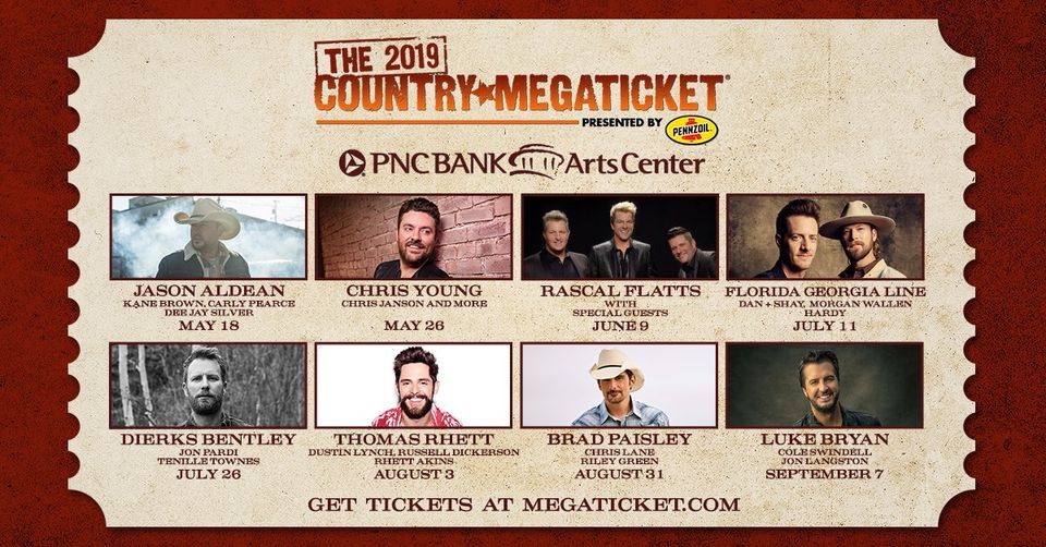 2025 PNC Bank Arts Center Country Megaticket presented by Pennzoil