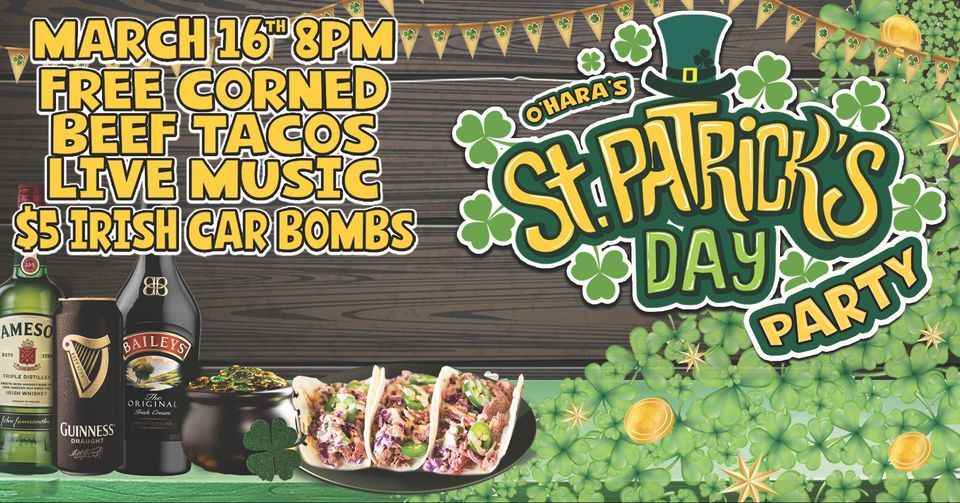 OHaras St Patricks Day Party , 15788 Grand Ave, Lake Elsinore, CA