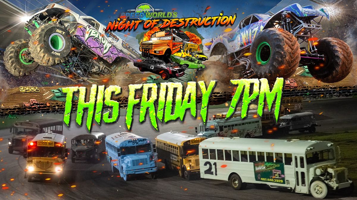 NIGHT OF DESTRUCTION ORLANDO SPEEDWORLD, Orlando Speedworld Oval