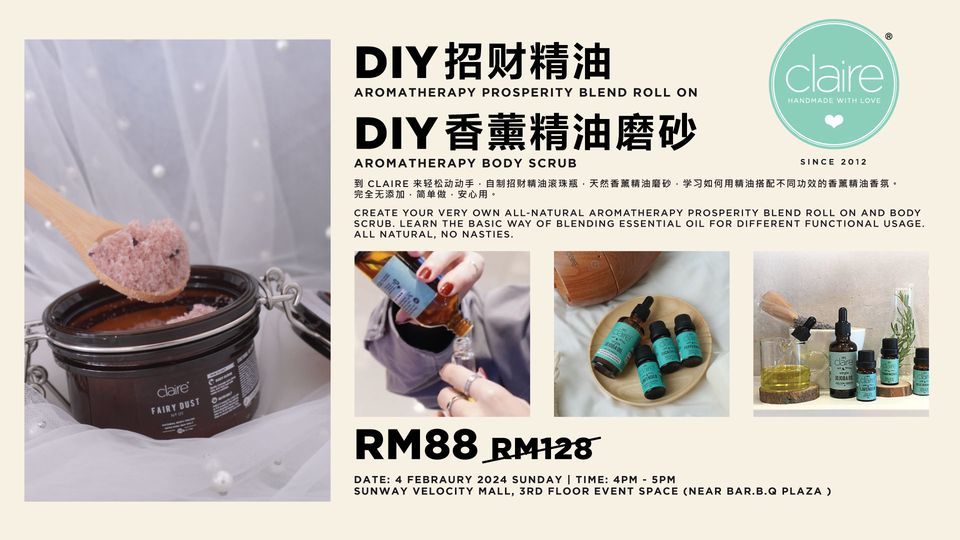 DIY Aromatherapy Prosperity Blend Roll On + Aroma Body Scrub