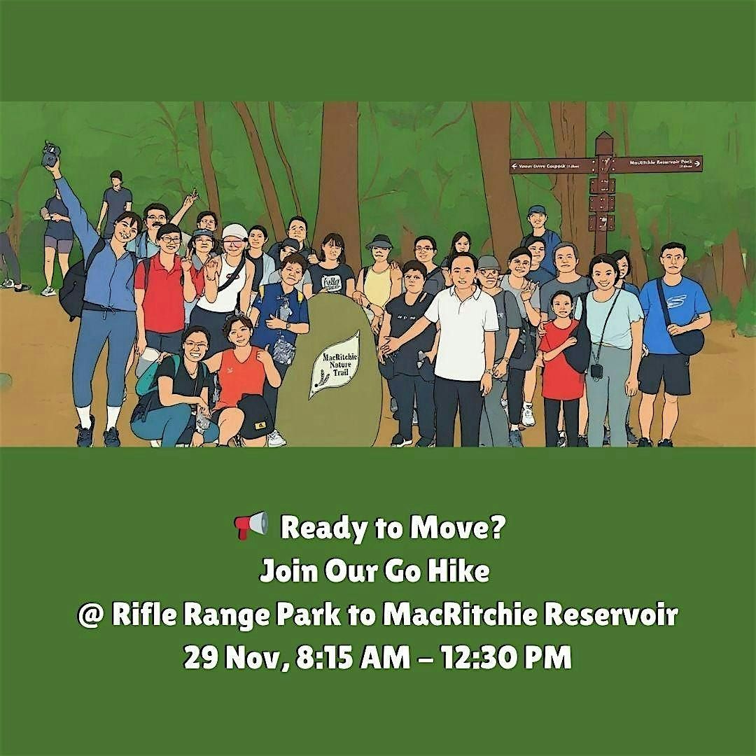 Go Hike Saturday : Rifle Range Nature Park → MacRitchie Reservoir, 29 November | Event in Bukit Batok | AllEvents