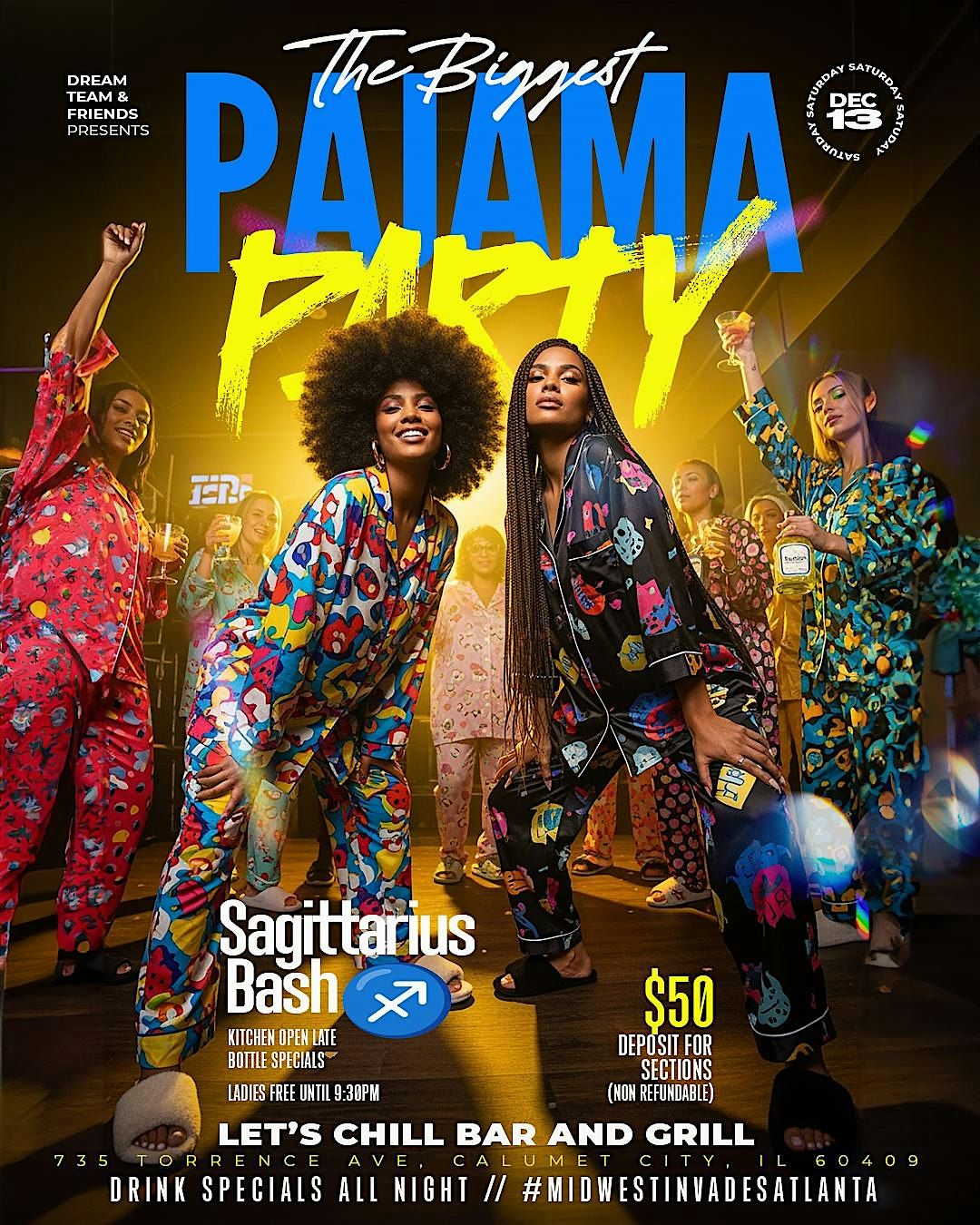 Pajama Party, 13 December | Event in Calumet City | AllEvents