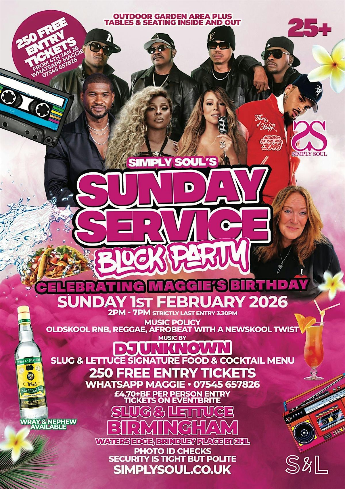 Simply Soul Sunday Block Party - 1st February 2026, 1 February | Event in Birmingham | AllEvents