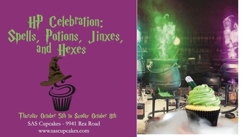 HP Celebration Spells, Potions, Jinxes, and Hexes, SAS Cupcakes