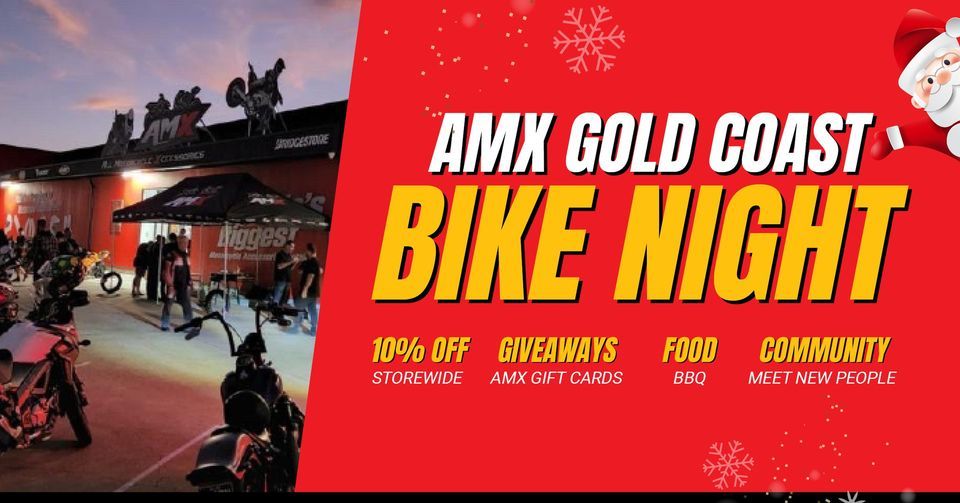 AMX Gold Coast Bike Night 68pm, 58 Lawrence Dr, Nerang QLD 4211