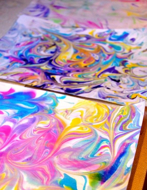 Beginner Marbleizing Paper (Adult), Daisy's Artish Cafe, Lake Villa, 23