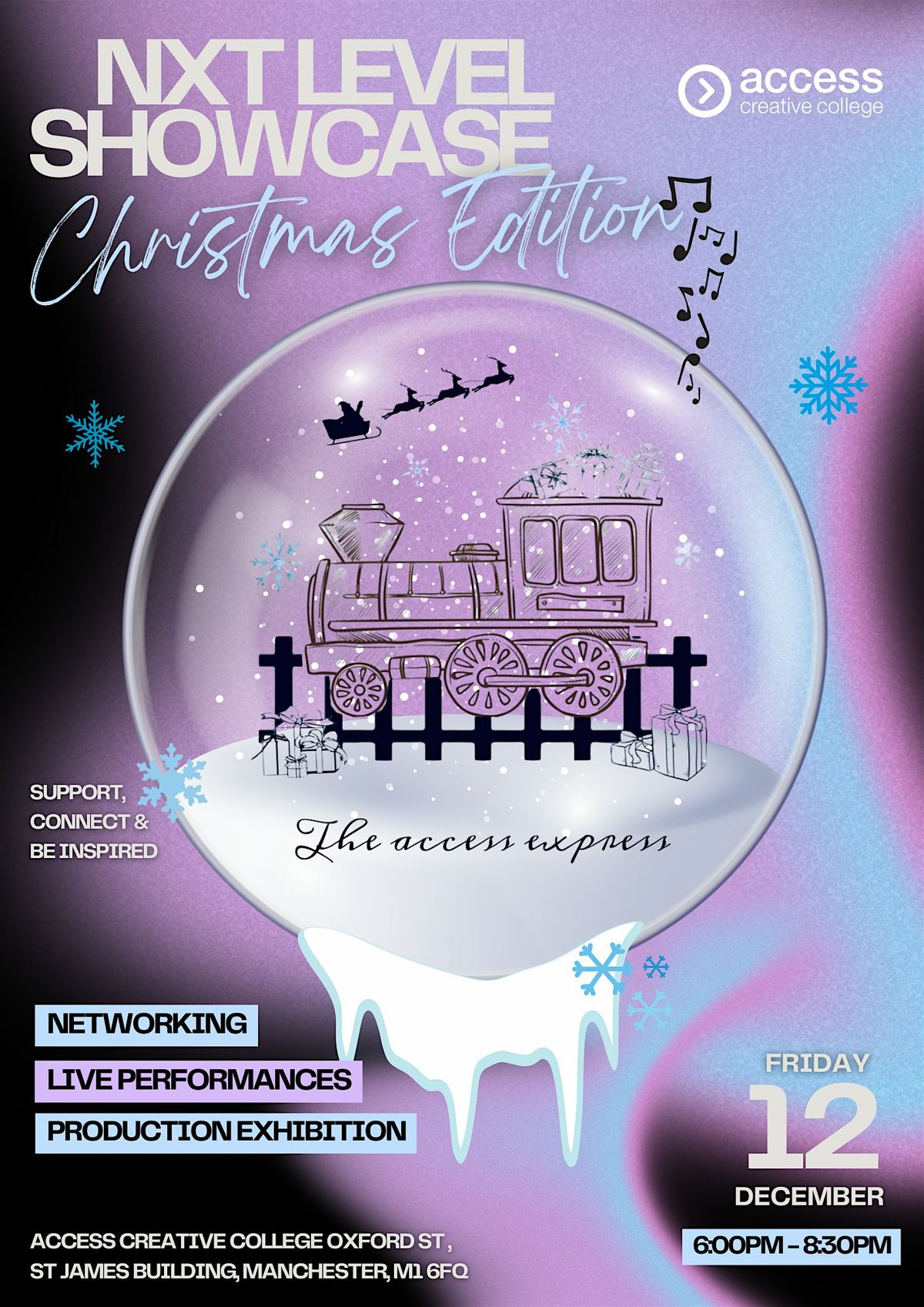 NXT LEVEL SHOWCASE - Christmas Edition, 12 December | Event in Manchester | AllEvents