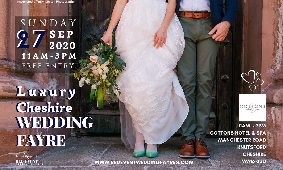 Luxury Cheshire Wedding Fayre at Cottons Hotel & Spa, Knutsford