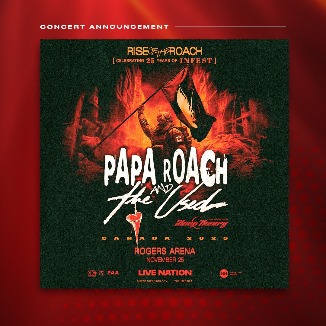 Papa Roach  The Used & Sleep Theory, 27 November | Event in Calgary | AllEvents