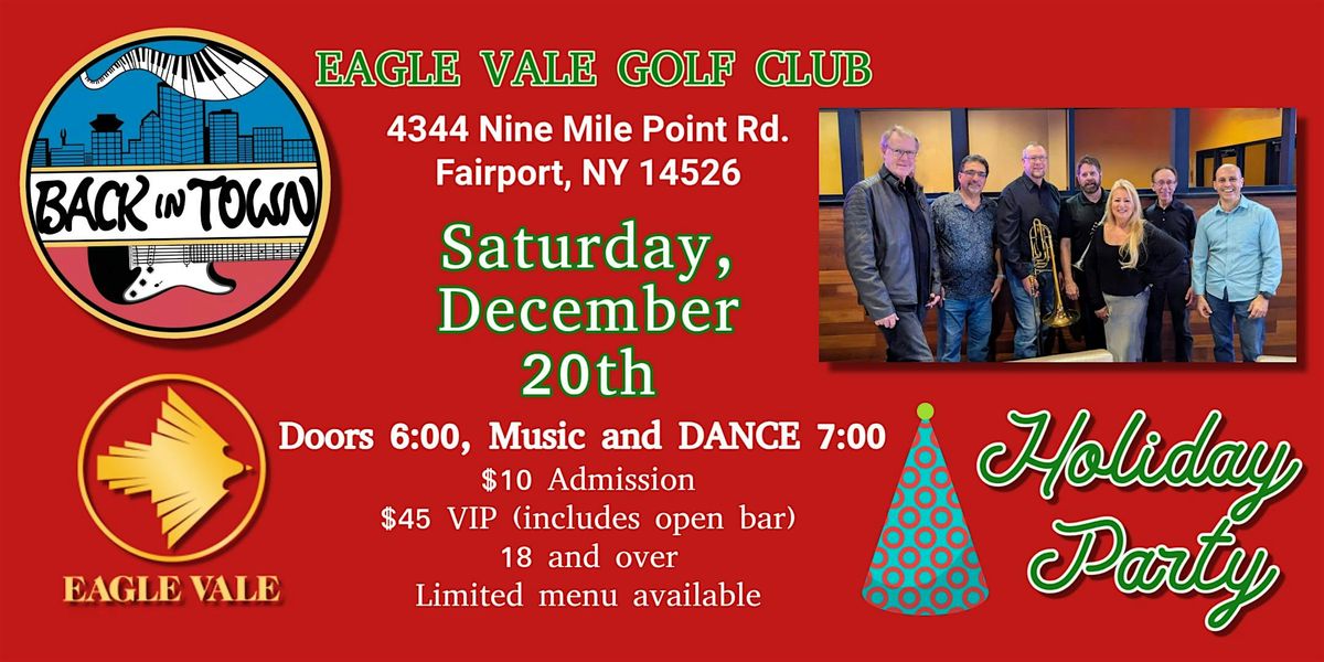 Back in Town, 20 December | Event in Fairport | AllEvents