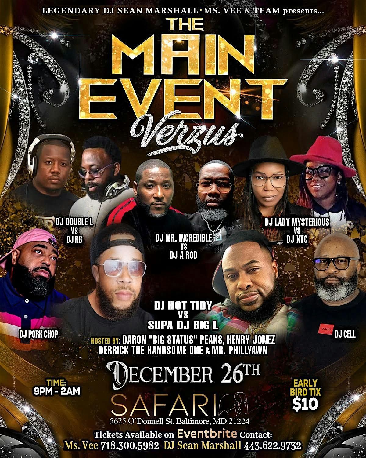 VERZUS-THE MAIN EVENT, 26 December | Event in Baltimore | AllEvents