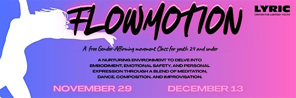 Flow Motion: A Free Gender Affirming Movement Class for Youth | Event in San Francisco | AllEvents
