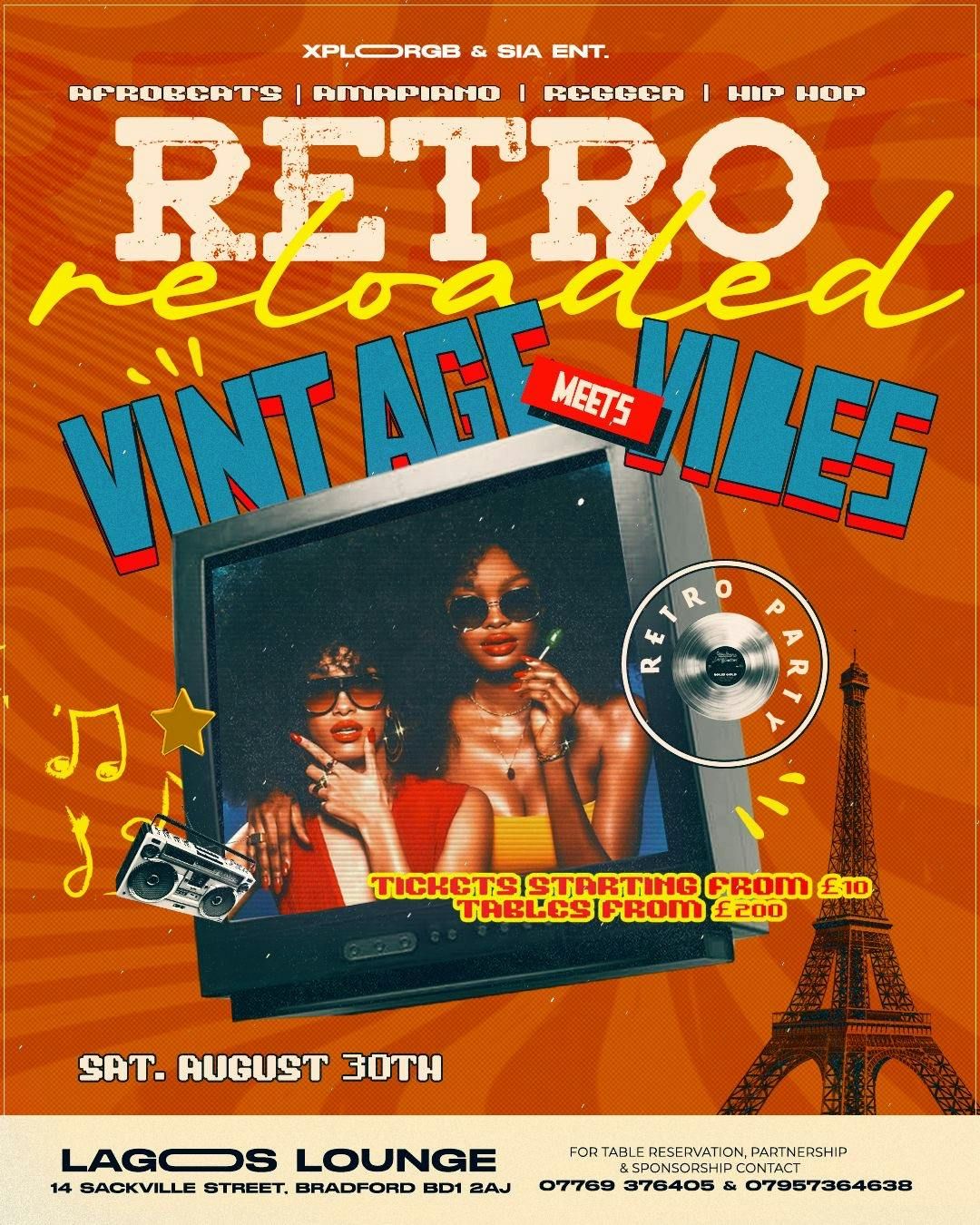 RETRO RELOADED PARTY (OLDIES VS NEWBIES), 30 August | Event in Bradford | AllEvents