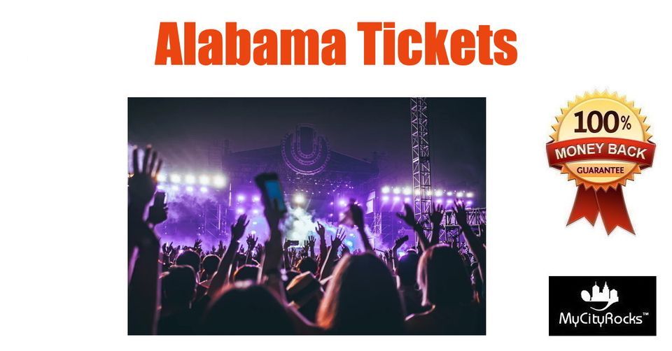 Alabama - The Band Tickets Greenville SC Bon Secours Wellness Arena, Bon  Secours Wellness Arena, Greenville, November 9 2023 | AllEvents.in