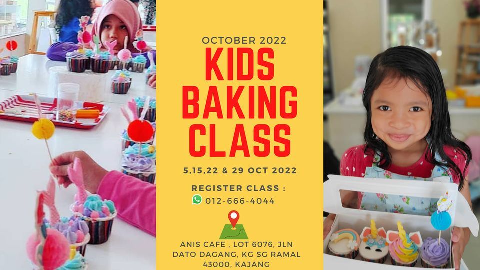 KIDS BAKING CLASS Oct 2022, Kajang, October 29 2022