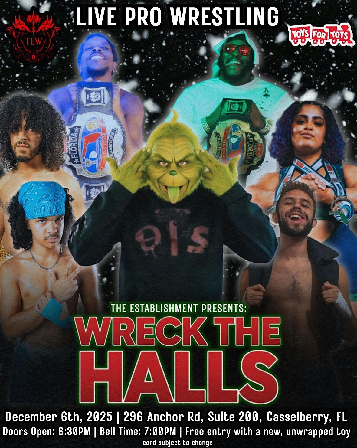 The Establishment Presents: Wreck The Halls, 6 December | Event in Casselberry | AllEvents