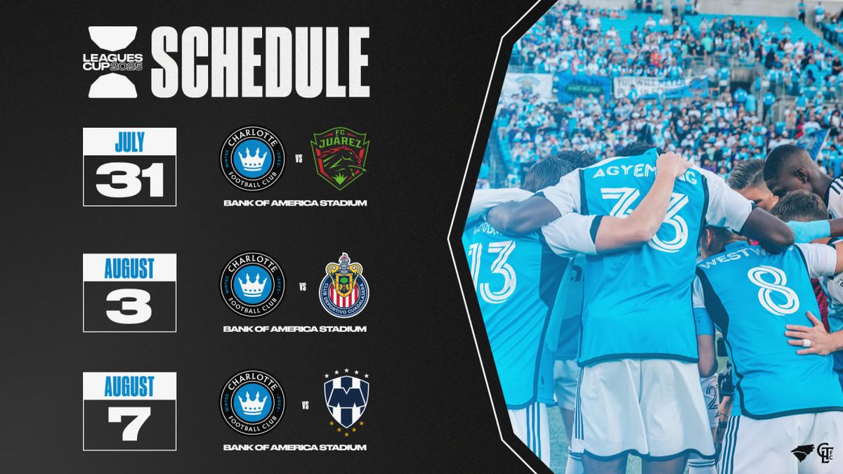 Leagues Cup: CF Monterrey vs. Charlotte FC, 6 August | Event in Charlotte | AllEvents