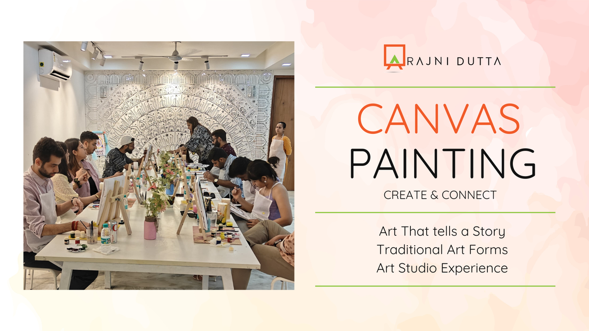 Canvas Painting - Create &amp; Connect, 20 July | Event in New Delhi | AllEvents