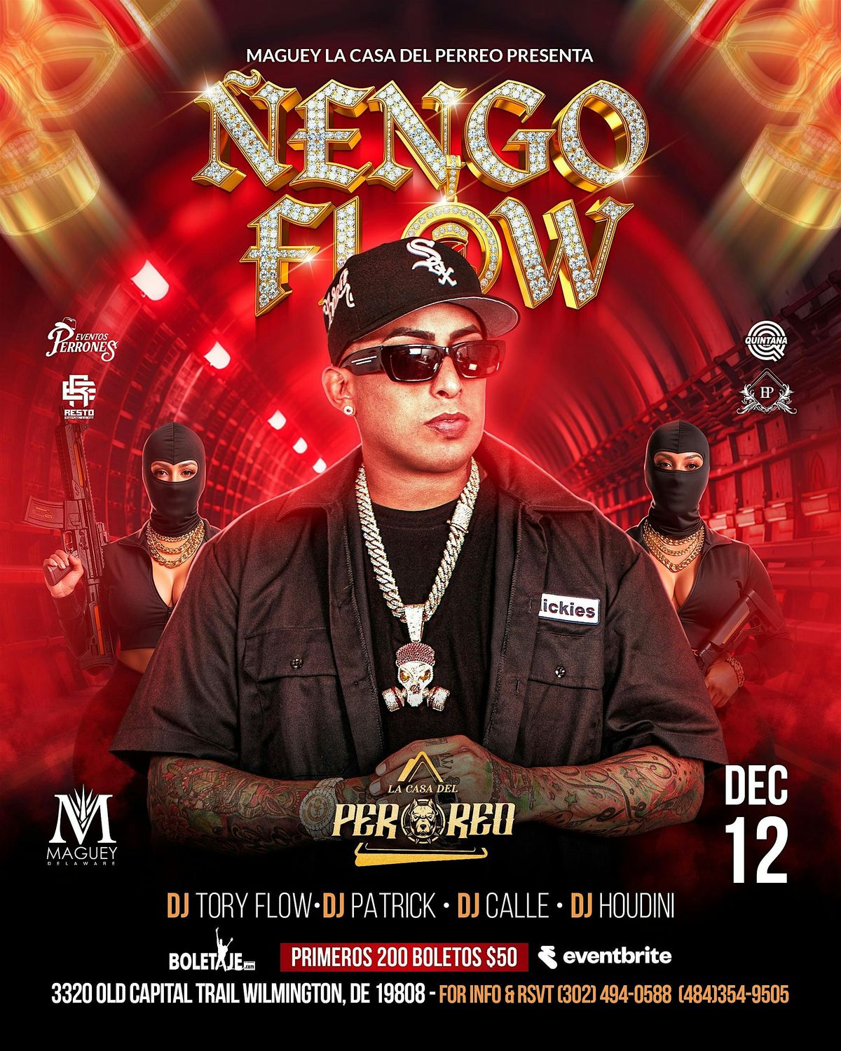 Ñengo Flow Live at Maguey, 12 December | Event in Wilmington | AllEvents