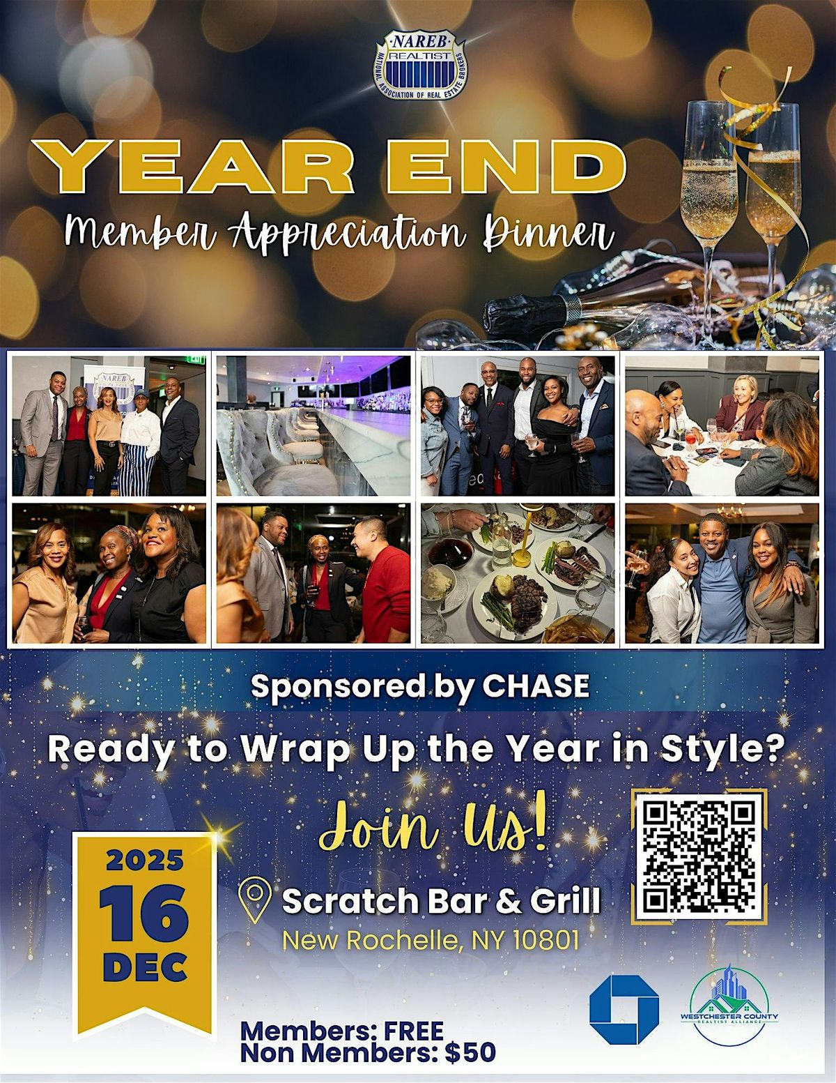 3rd Annual Member Appreciation Dinner, 16 December | Event in New Rochelle | AllEvents