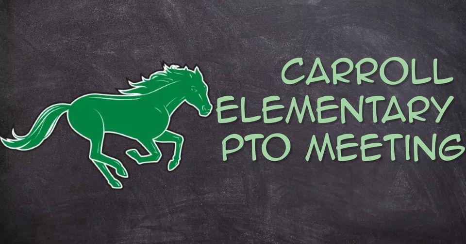 April PTO Meeting, Carroll Elementary School, Shermans Dale, April 18