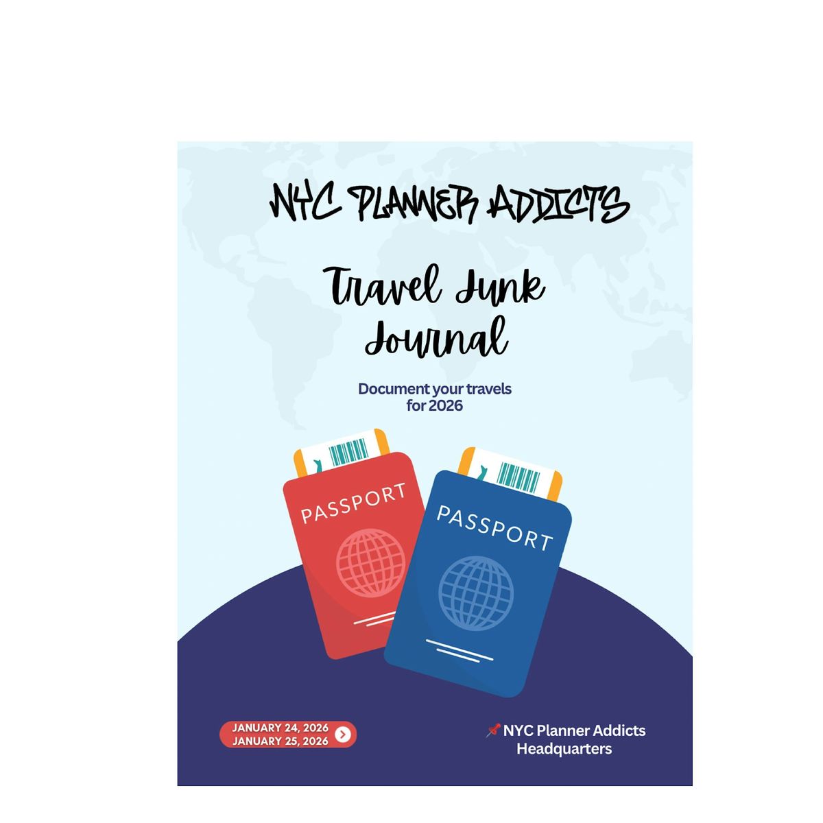 NYC Planner Addict’s Travel Junk Journal, 24 January | Event in Queens | AllEvents