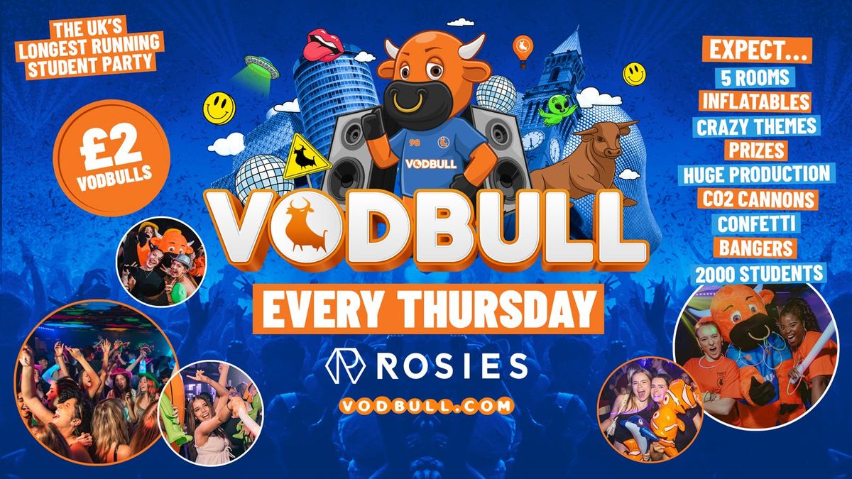 VODBULL at ROSIES!!💥08/05, 8 May | Event in Birmingham | AllEvents