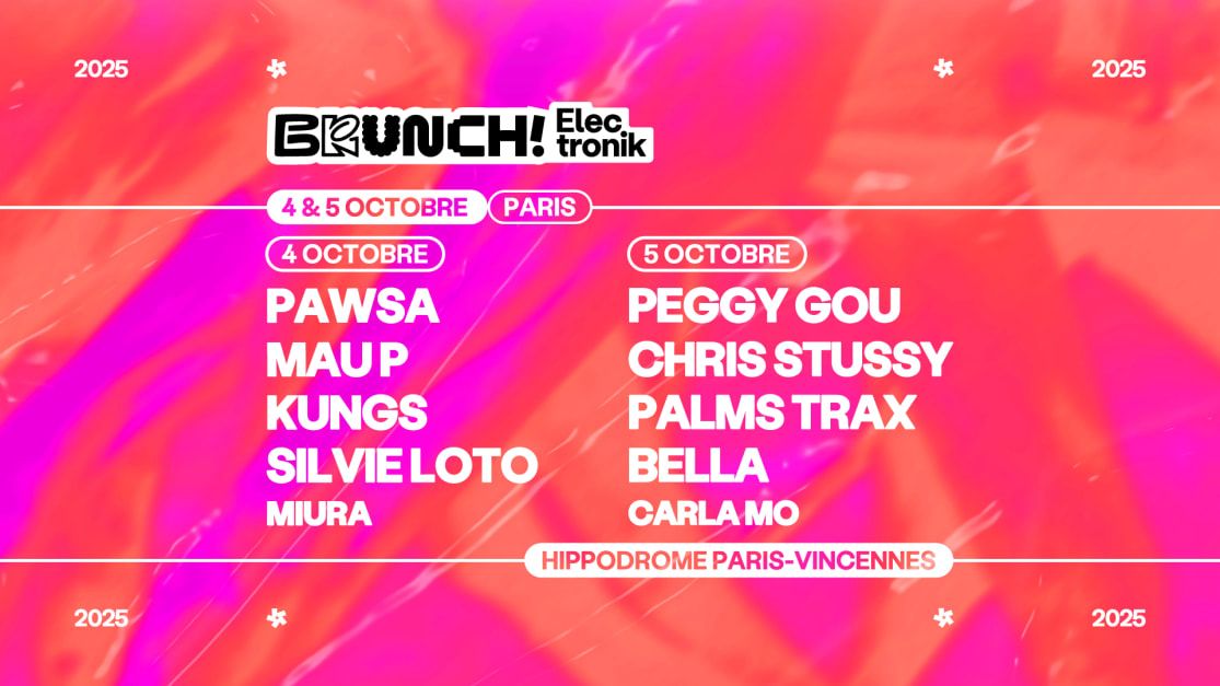 Brunch Electronik Paris 2025 in Paris, 4 October | Event in Paris | AllEvents
