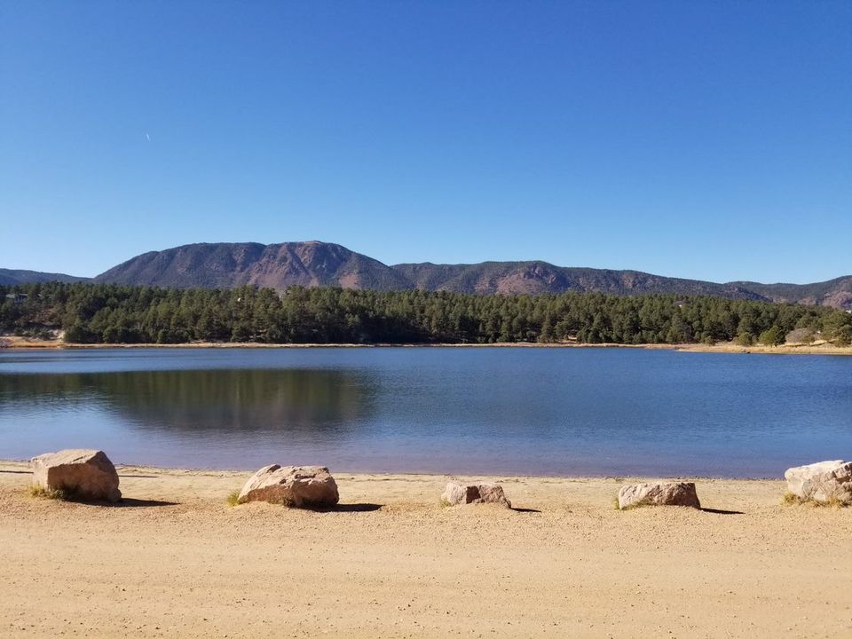 Monument Lake Pier Ribbon Cutting, Monument Lake, July 24 2023