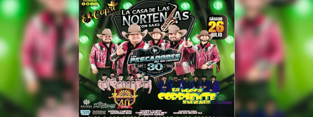 LOS PESCADORES DEL RIO CONCHOS , PHOENIX , 26 July | Event in Phoenix | AllEvents