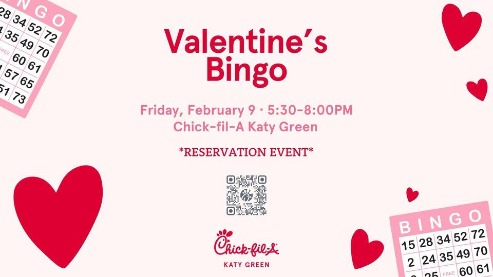Valentines Bingo, 19303 Katy Fwy Houston, TX, United States, Texas