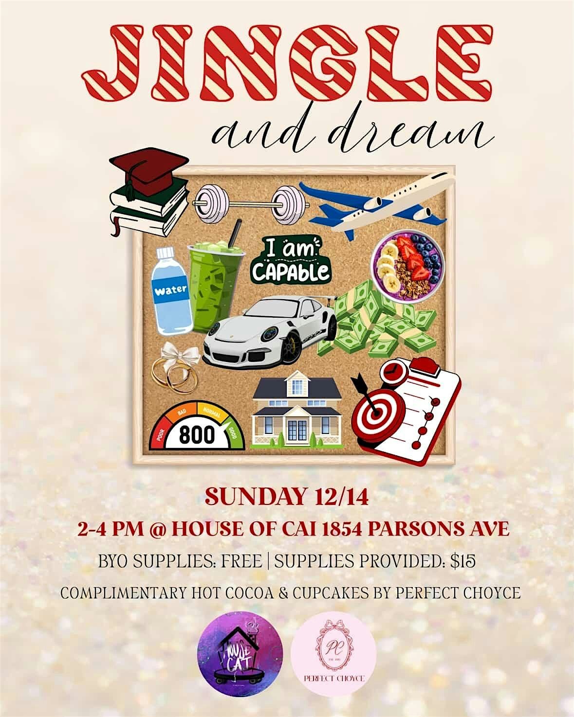 Jingle & Dream: Vision Board Party, 14 December | Event in Columbus | AllEvents