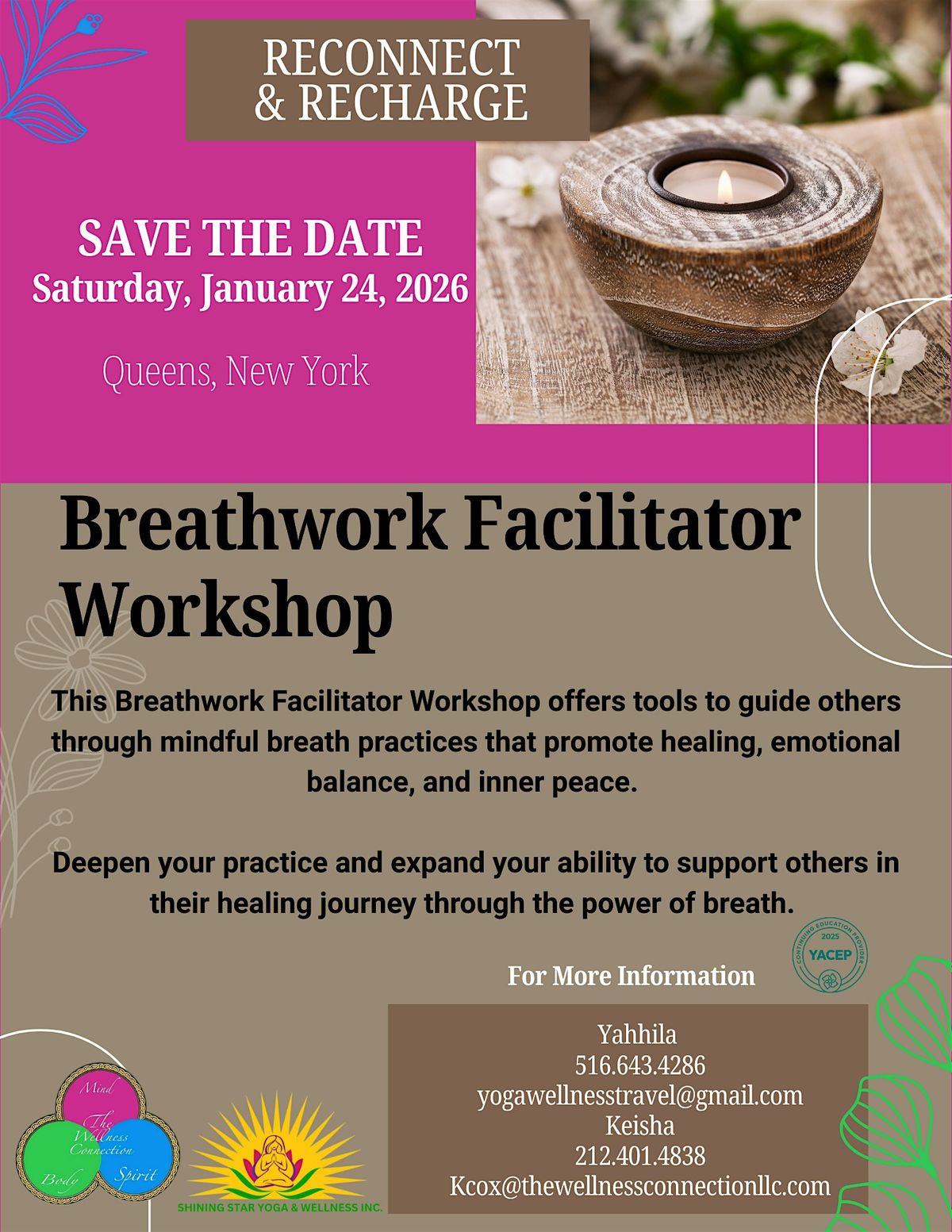 Breathwork Facilitator Workshop, 24 January | Event in Queens | AllEvents