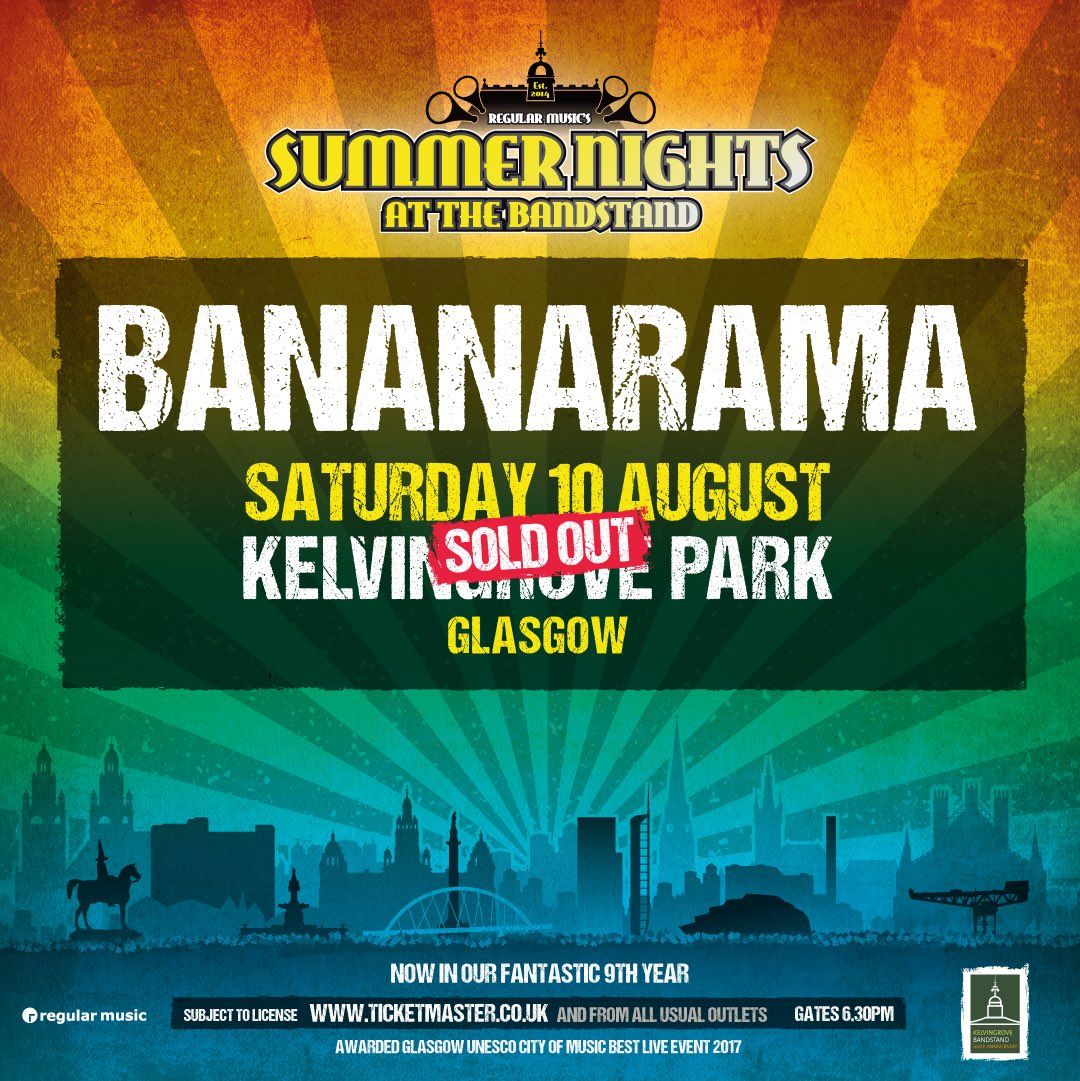 Summer Nights at The Bandstand at Kelvingrove Bandstand, 30 July | Event in Glasgow | AllEvents