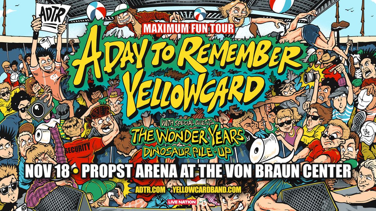 A Day To Remember & Yellowcard, 20 September | Event in Rogers | AllEvents